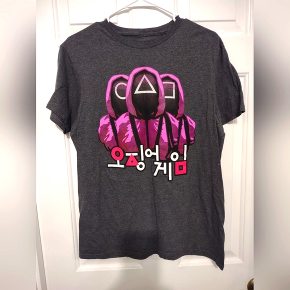 Netflix Squid Game Guards and Logo Men's Graphic T-Shirts - Picture 1 of 2